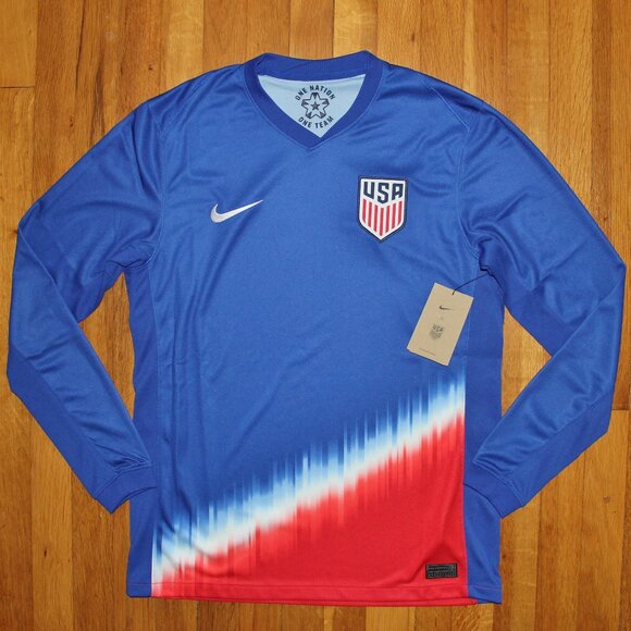 Nike USA 2024 Away Long Sleeve Soccer Jersey Men's M USMNT - Picture 1 of 4